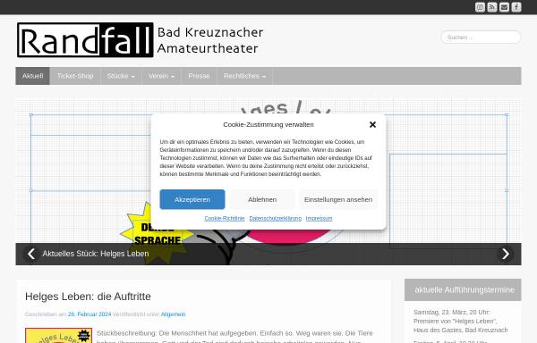 Vorschau von www.randfall-productions.de, Theaterverein Randfall Productions e.V.