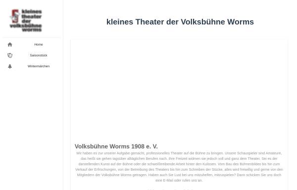 Vorschau von www.volksbuehne.info, Worms, Kleines Theater der Volksbühne