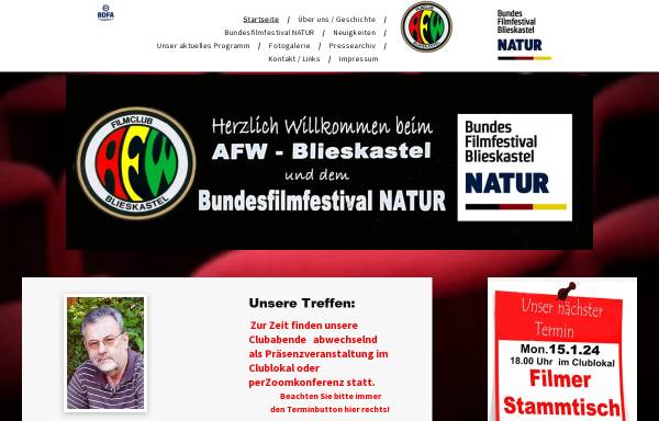 Vorschau von www.afw-blieskastel.de, AFW Amateurfilmclub Würzbach