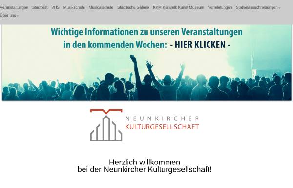 Vorschau von neunkircher-kulturgesellschaft.de, Neunkircher Kulturgesellschaft gGmbH