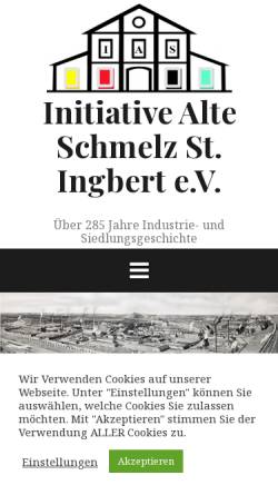Vorschau der mobilen Webseite www.alte-schmelz.de, Initiative Alte Schmelz e.V.