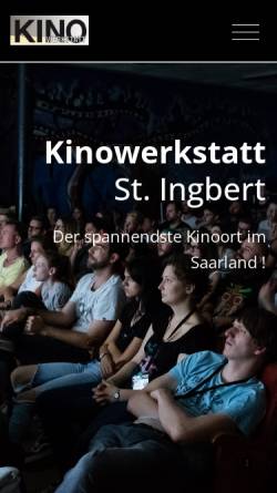 Vorschau der mobilen Webseite kinowerkstatt.de, Kinowerkstatt