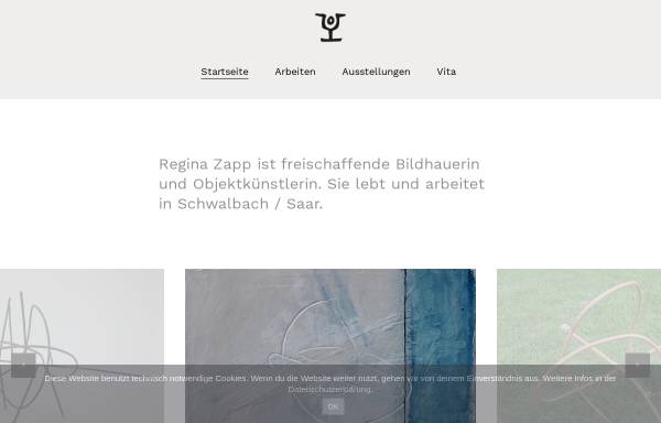 Vorschau von www.reginazapp.de, Zapp, Regina Steinmetz und Steinbildhauerin