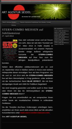 Vorschau der mobilen Webseite portal.art-agentur.de, Stern Combo Meißen