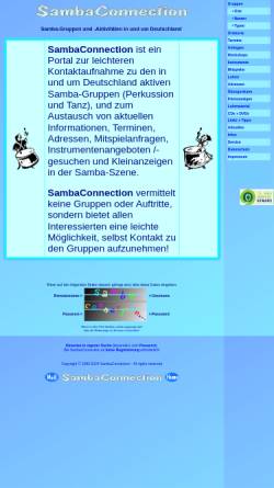 Vorschau der mobilen Webseite www.sambaconnection.de, Samba Connection