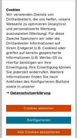 Vorschau der mobilen Webseite www.freie-theater.de, Bundesverband Freier Theater e.V. (BUFT)