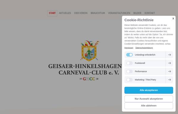 Vorschau von www.ghcc.de, Geisa-Hinkelshagener-Carneval-Club e.V.