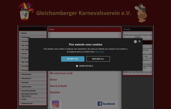 Vorschau von gkv-gleichamberg.de.tl, Gleichamberger Karnevalsverein e.V.