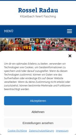 Vorschau der mobilen Webseite www.ncc-niederrossla.de, Niederroßlaer Carneval Club e.V.