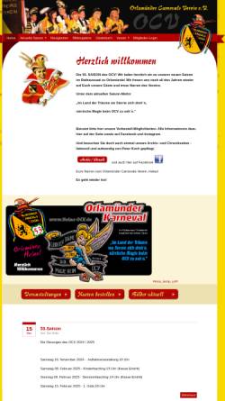 Vorschau der mobilen Webseite www.helau-ocv.de, Orlamünder Carnevals Verein e.V.