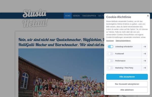 Vorschau von www.sccslusia.de, Schleusinger Carnevalsclub 