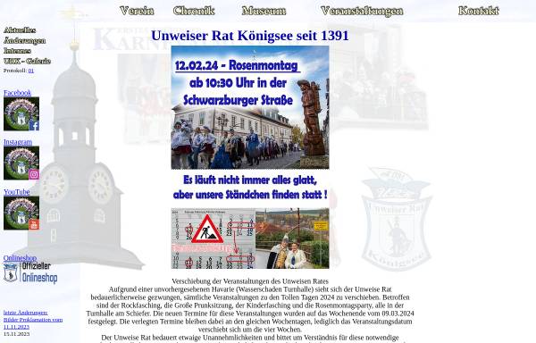 Vorschau von www.unweiser-rat.de, Unweiser Rat Königsee