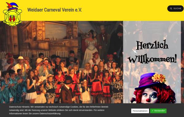 Vorschau von www.wcv-weida.de, Weidaer Carneval Verein e.V.