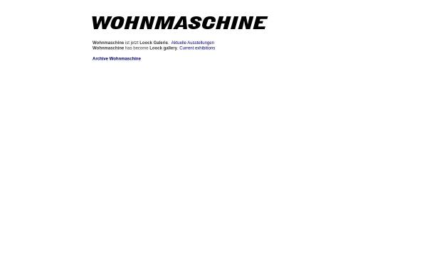Vorschau von www.wohnmaschine.de, Galerie Wohnmaschine