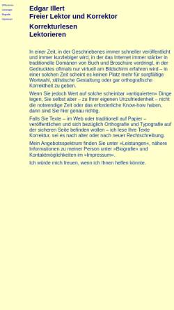 Vorschau der mobilen Webseite www.edgar-illert.de, Edgar Illert