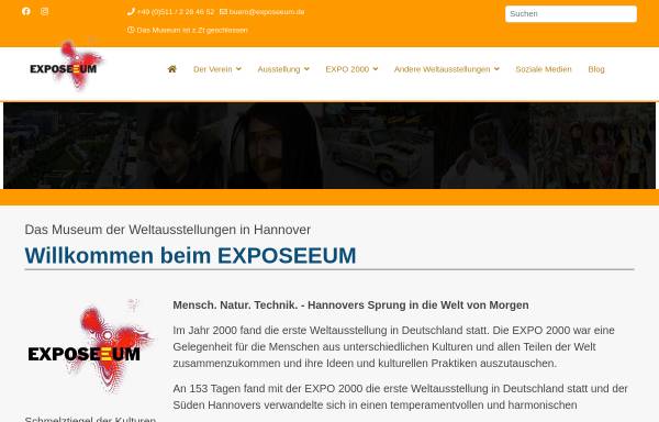Vorschau von expo2000.de, Exposeeum e.V.