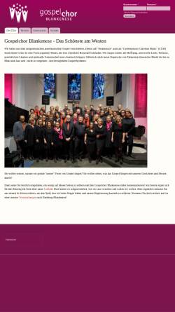 Vorschau der mobilen Webseite gospel-blankenese.de, GosBL - Gospelchor Hamburg-Blankenese