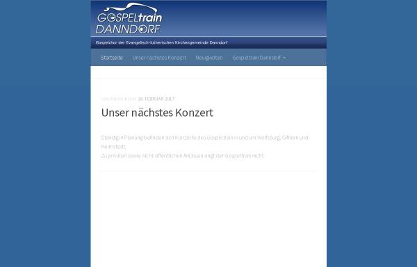 Vorschau von www.gospeltrain-danndorf.de, Gospeltrain Danndorf