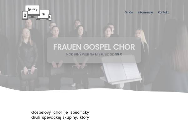 Vorschau von www.frauengospelchor.de, Sound & Soul