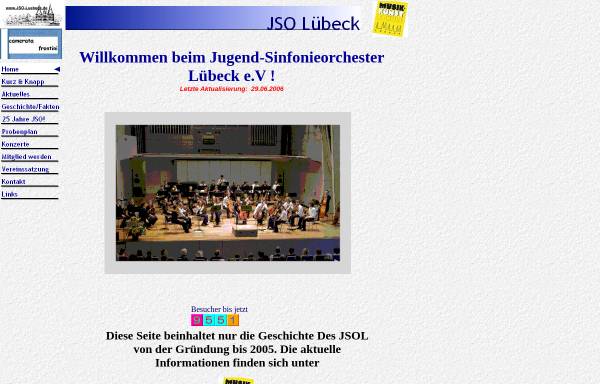 Vorschau von www.jso-luebeck.de, Lübeck, Jugend-Sinfonieorchester
