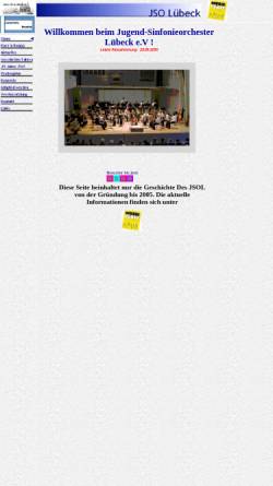 Vorschau der mobilen Webseite www.jso-luebeck.de, Lübeck, Jugend-Sinfonieorchester