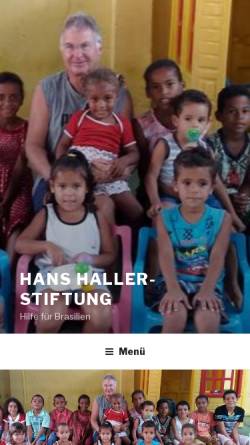 Vorschau der mobilen Webseite www.haller-stiftung.ch, Hans Haller-Stiftung