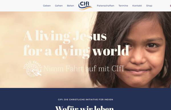 Vorschau von www.cifi.de, CIfI - Die Christliche Initiative für Indien e.V.