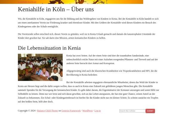 Vorschau von www.keniahilfe-koeln.de, Kenia-Hilfe Köln e.V.