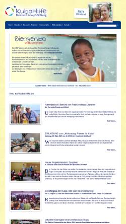 Vorschau der mobilen Webseite www.kuba-hilfe.de, Kuba-Hilfe der Bernhard Adolph-Stiftung