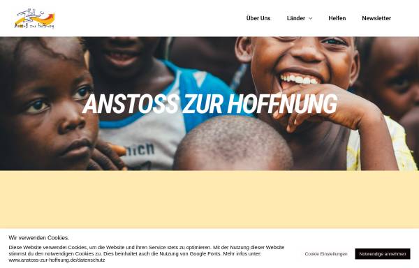 Vorschau von www.anstoss-zur-hoffnung.de, Anstoß zur Hoffnung