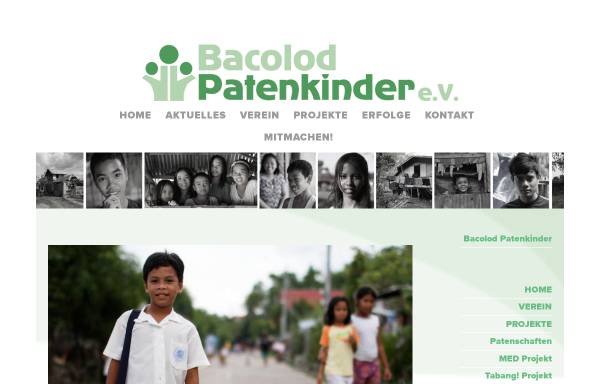 Vorschau von www.bacolod.de, Bacolod Patenkinder e.V.
