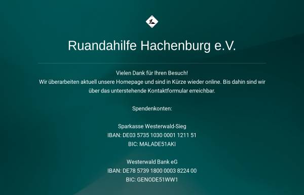 Vorschau von www.ruandahilfe-hachenburg.de, Ruandahilfe Hachenburg e.V.