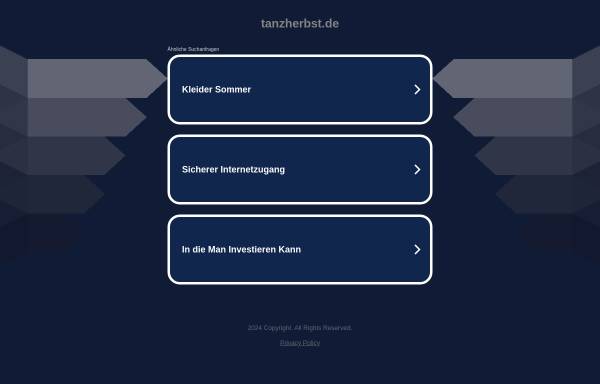 Vorschau von www.tanzherbst.de, TANZherbst