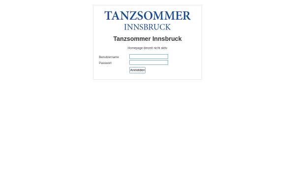 Vorschau von www.tanzsommer.at, Tanzsommer Innsbruck