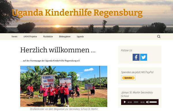 Vorschau von www.ukihi.de, Uganda Kinderhilfe Regensburg e.V.
