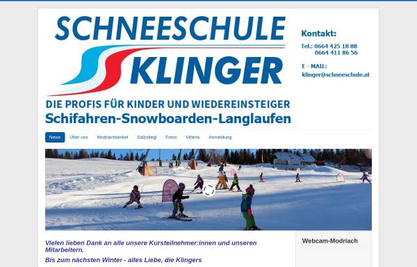 Erlebnis Schneeschule Klinger