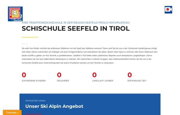 Vorschau von www.schi-seefeld.at, Skischule Seefeld