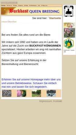 Vorschau der mobilen Webseite www.buckbast.de, Buckbast - Queen Breeding, Gilbert Bast