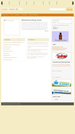Vorschau der mobilen Webseite www.unser-imker.de, Unser Imker