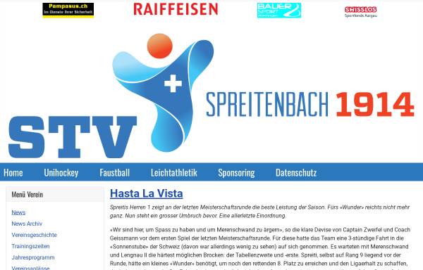Vorschau von www.stv-spreitenbach.ch, STV Spreitenbach