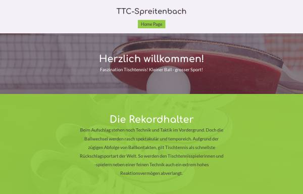 Vorschau von www.ttc-spreitenbach.ch, Tischtennis Club Spreitenbach