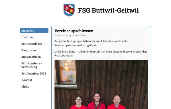 Vorschau von fsgbuttwil-geltwil.ch, Feldschützengesellschaft Buttwil-Geltwil