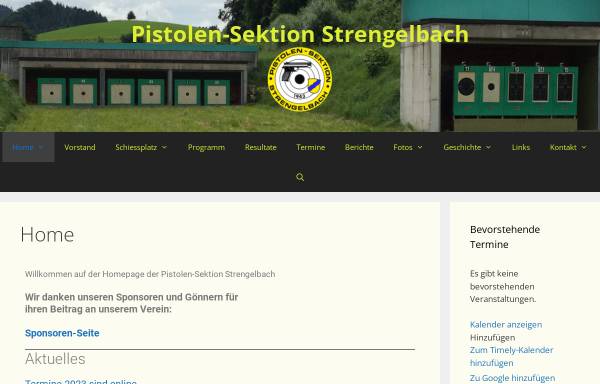 Vorschau von www.ps-strengelbach.ch, Pistolen-Sektion Strengelbach