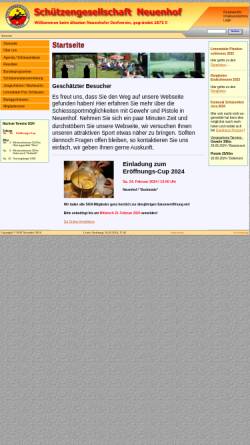 Vorschau der mobilen Webseite www.sgneuenhof.ch, Schützengesellschaft Neuenhof