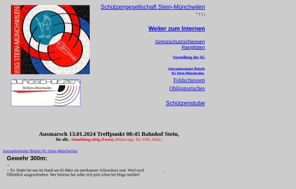 Vorschau von www.sg-stein-muenchwilen.ch, Schützengesellschaft Stein-Münchwilen
