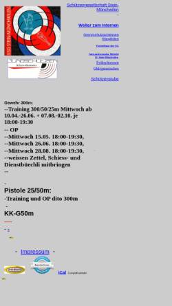 Vorschau der mobilen Webseite www.sg-stein-muenchwilen.ch, Schützengesellschaft Stein-Münchwilen