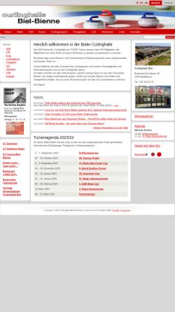 Vorschau der mobilen Webseite curling-biel.ch, Curlinghalle Biel