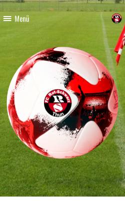 Vorschau der mobilen Webseite rot-schwarz.ch, FC Rot-Schwarz Thun