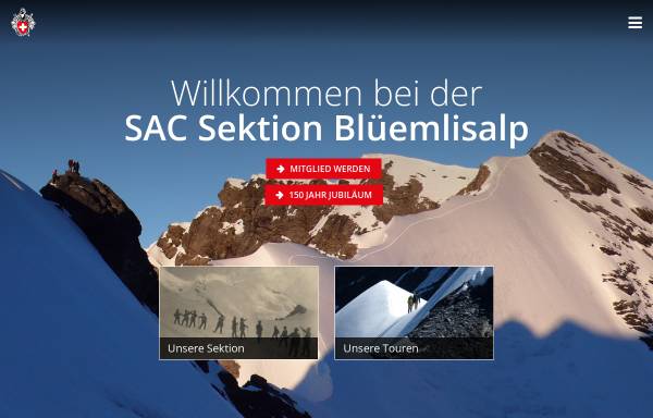 Vorschau von www.sac-bluemlisalp.ch, SAC Sektion Blümlisalp