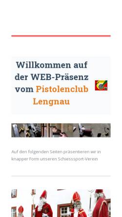 Vorschau der mobilen Webseite pcl.ludwig-kunz.ch, Pistolen Club Lengnau